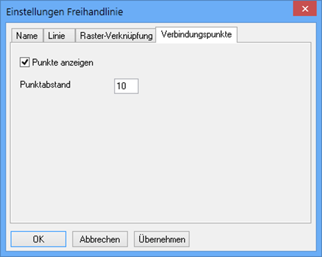 Anmerkungen auf Folien - Kontextmenü Punkte